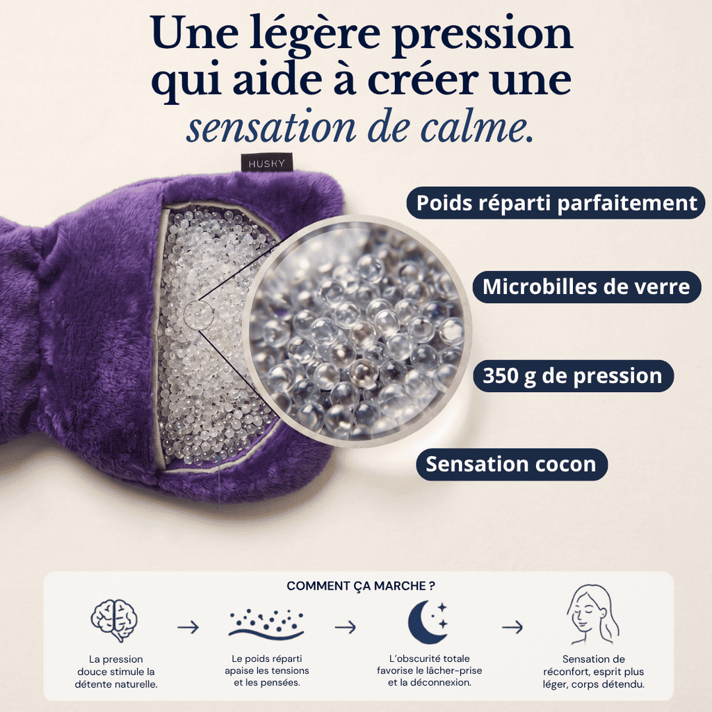 Masque de sommeil lesté | Gravity