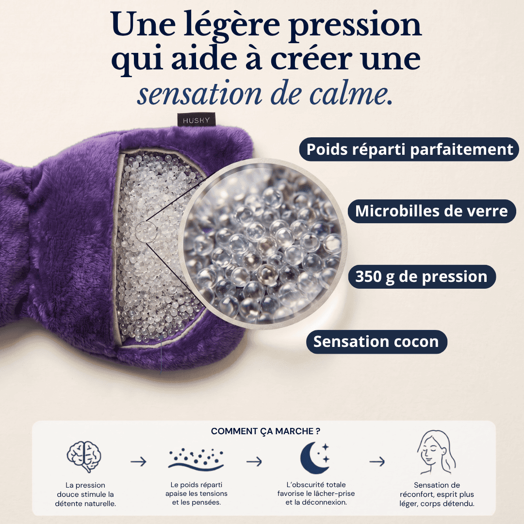 Masque de sommeil lesté | Gravity