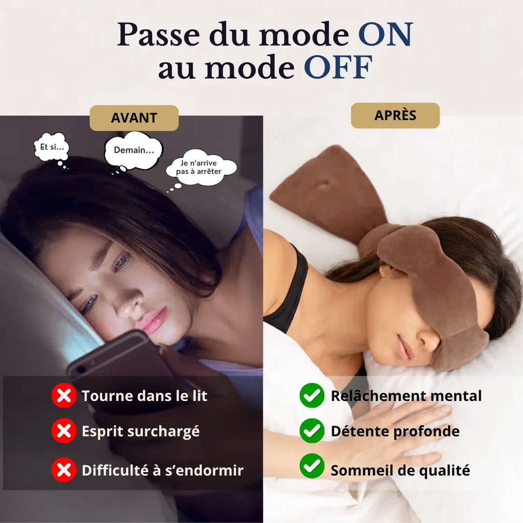 Masque de sommeil lesté | Gravity